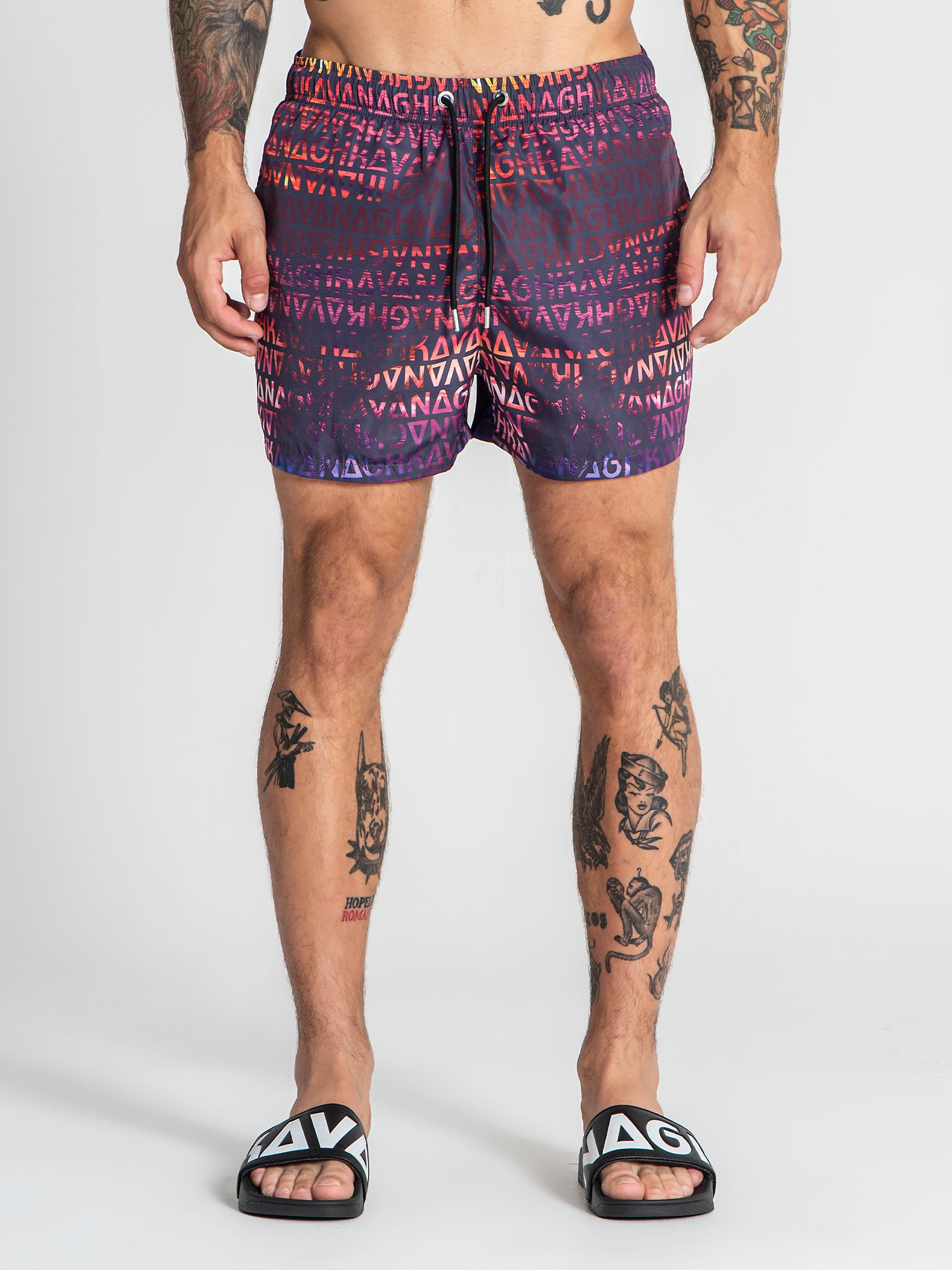 Multicolor Sunset Swimshorts